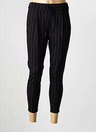 Pantalon 7/8 tissage popeline taille normale noir VERO MODA femme