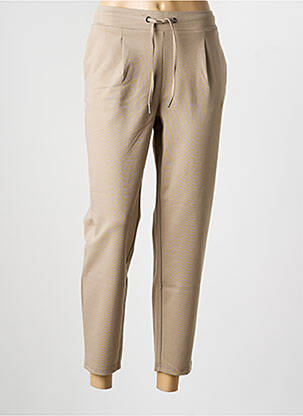 Pantalon 7/8 stretch taille normale beige B.YOUNG femme