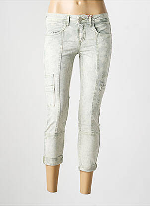 Pantacourt taille basse taille basse vert STREET ONE femme