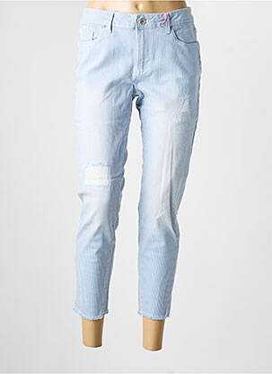 Pantacourt taille normale taille normale bleu B.YOUNG femme