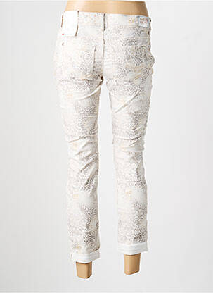 Pantalon slim stretch taille normale beige STREET ONE femme