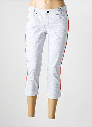 Pantacourt taille normale taille normale blanc STREET ONE femme