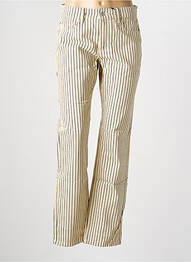 Jeans coupe droite stretch taille normale beige B.YOUNG femme