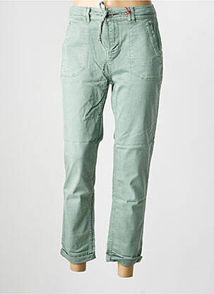 Jeans coupe slim tissage brut taille normale vert STREET ONE femme