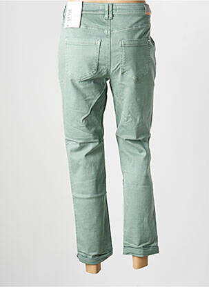 Jeans coupe slim tissage brut taille normale vert STREET ONE femme