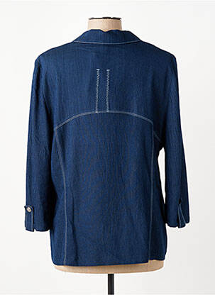 Blazer fausses poches bleu GUY DUBOUIS femme