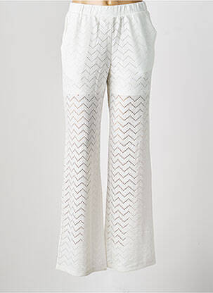 Pantalon large taille normale taille normale blanc VERO MODA femme
