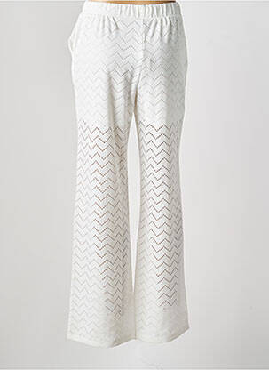 Pantalon large taille normale taille normale blanc VERO MODA femme