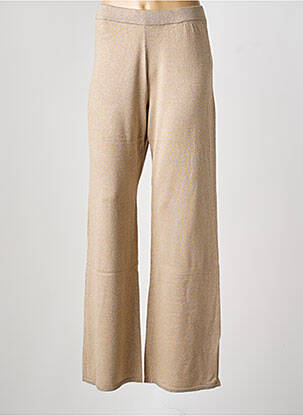 Pantalon large taille normale taille normale or VERO MODA femme