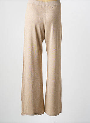 Pantalon large taille normale taille normale or VERO MODA femme