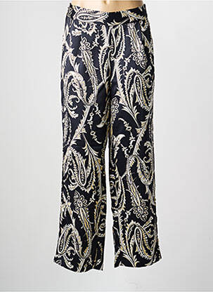 Pantalon droit taille élastique taille normale noir B.YOUNG femme