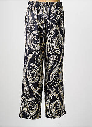 Pantalon droit taille élastique taille normale noir B.YOUNG femme