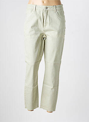 Jeans coupe droite taille haute taille haute vert VERO MODA femme