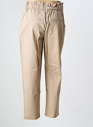 Pantalon 7/8 taille à pinces taille normale beige VERO MODA femme