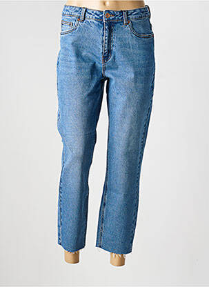 Jeans coupe droite taille haute taille haute bleu VERO MODA femme