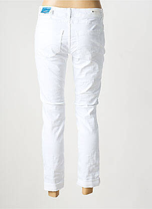 Jeans coupe slim stretch taille basse blanc STREET ONE femme