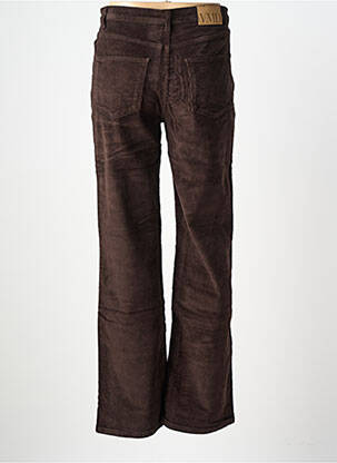 Pantalon droit stretch taille normale marron VERO MODA femme