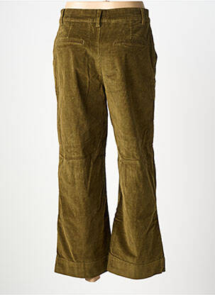 Pantalon droit stretch taille normale vert B.YOUNG femme