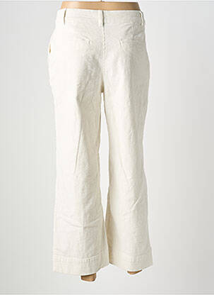 Pantalon 7/8 stretch taille normale blanc B.YOUNG femme