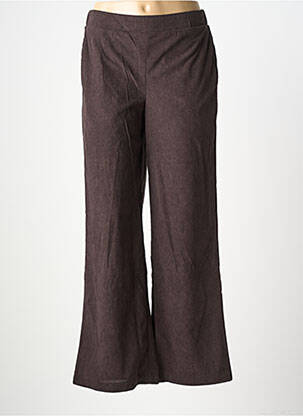Pantalon large taille normale taille normale marron VERO MODA femme