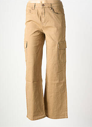 Pantalon cargo coupe droite taille normale marron VERO MODA femme