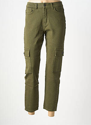 Jeans coupe slim stretch taille normale vert NOISY MAY femme