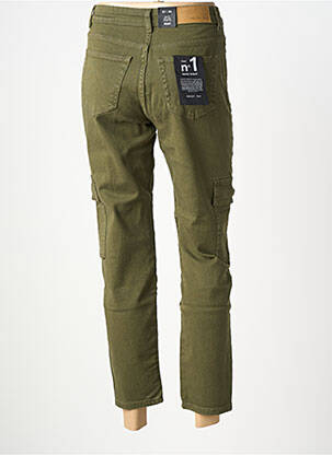 Jeans coupe slim stretch taille normale vert NOISY MAY femme