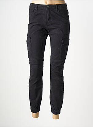 Pantalon cargo resserrée sur le bas taille normale noir VERO MODA femme