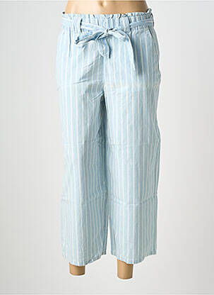 Pantalon 7/8 taille élastique taille normale bleu VERO MODA femme
