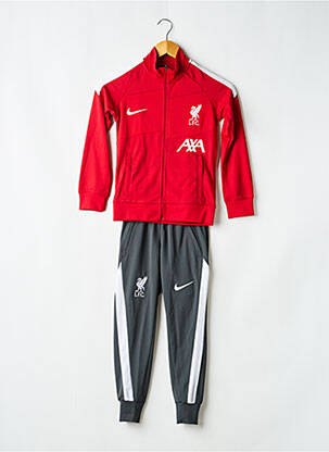 Ensemble de sport type de haut veste rouge NIKE garçon