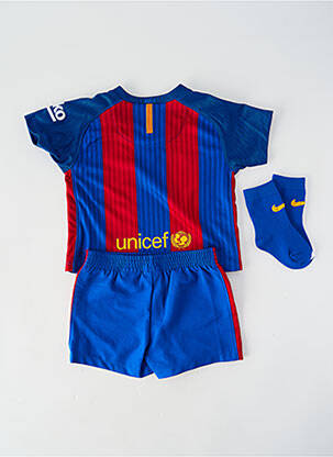 Ensemble short sérigraphie floquée bleu NIKE garçon