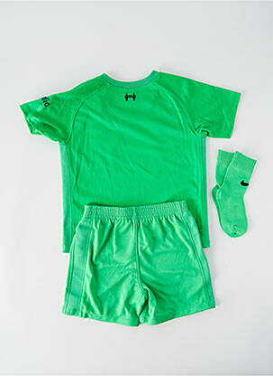 Ensemble short sérigraphie floquée vert NIKE garçon