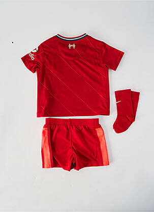 Ensemble short sérigraphie floquée rouge NIKE garçon