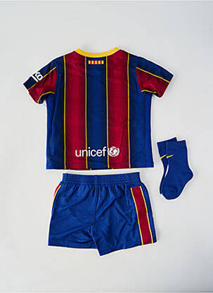 Ensemble short sérigraphie floquée bleu NIKE garçon