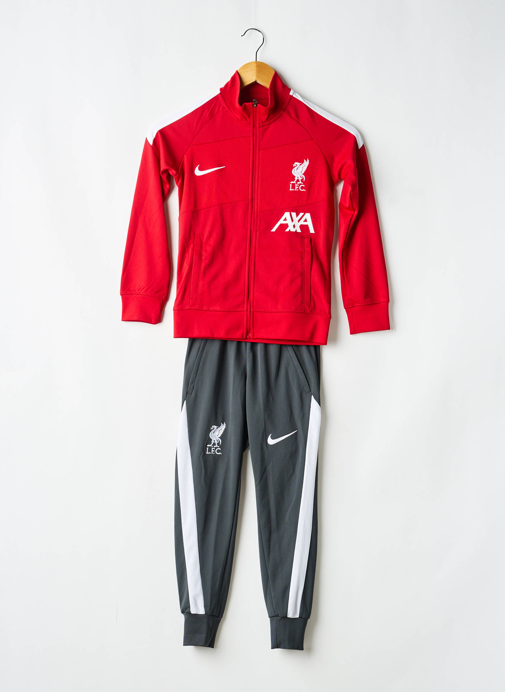 Ensemble de sport type de haut veste rouge NIKE garçon
