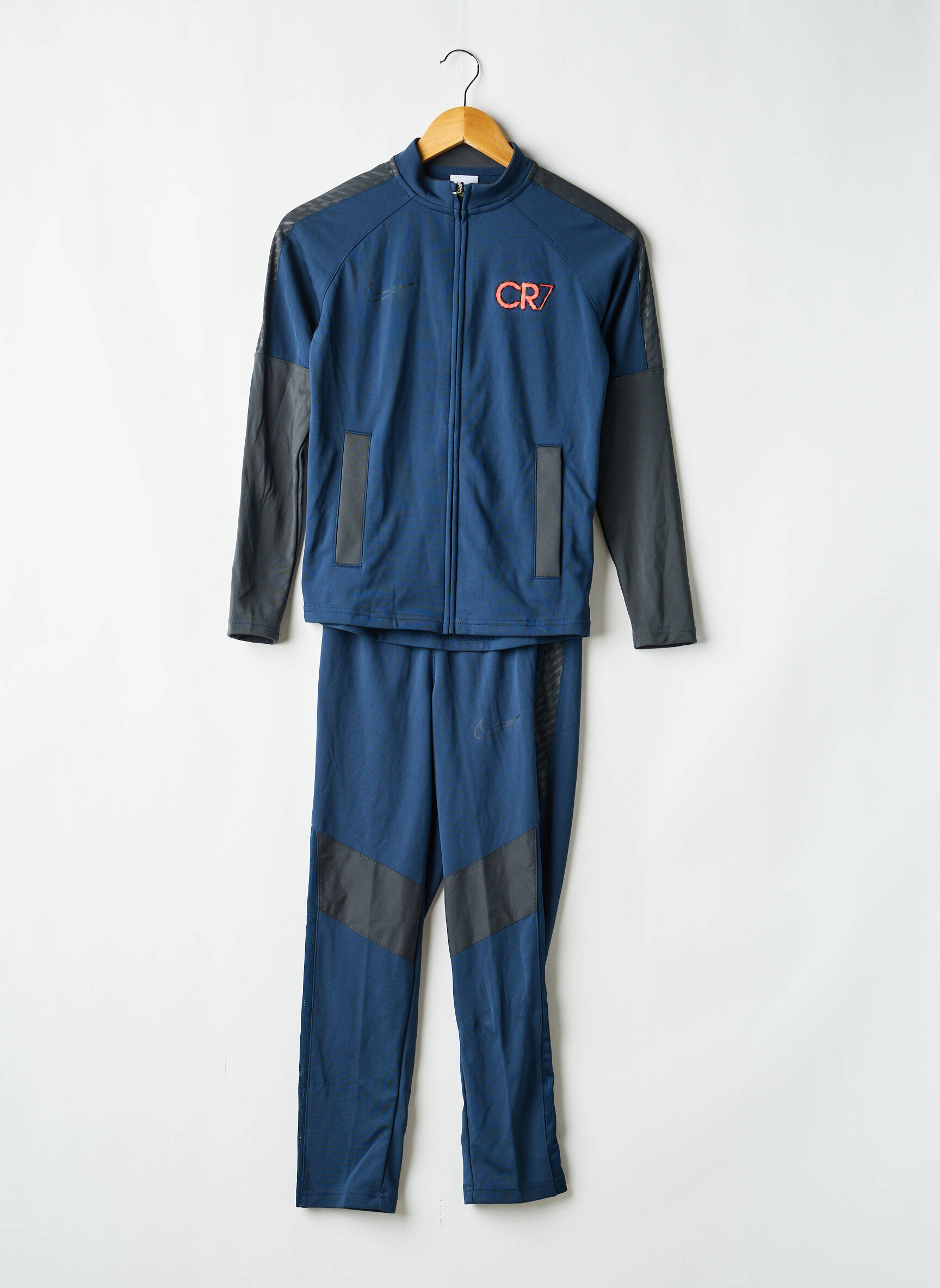 Ensemble de sport type de haut veste bleu NIKE garçon