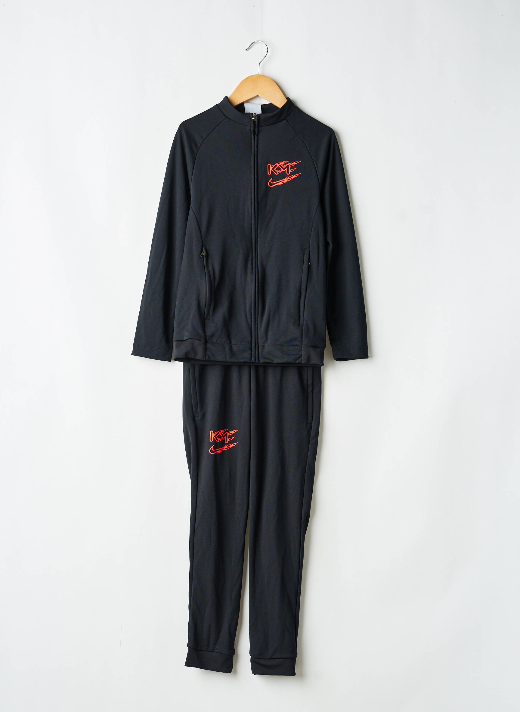 Ensemble de sport type de haut veste noir NIKE garçon