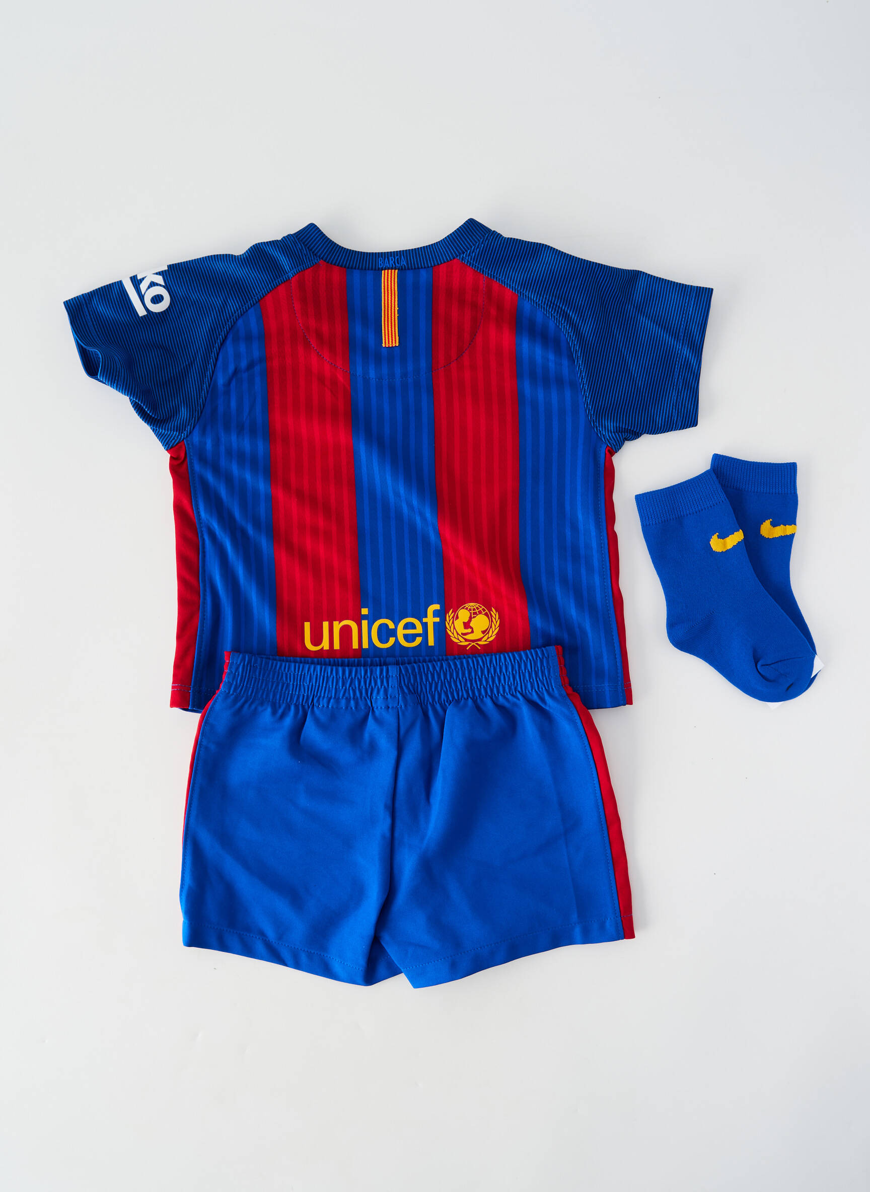 Ensemble short sérigraphie floquée bleu NIKE garçon