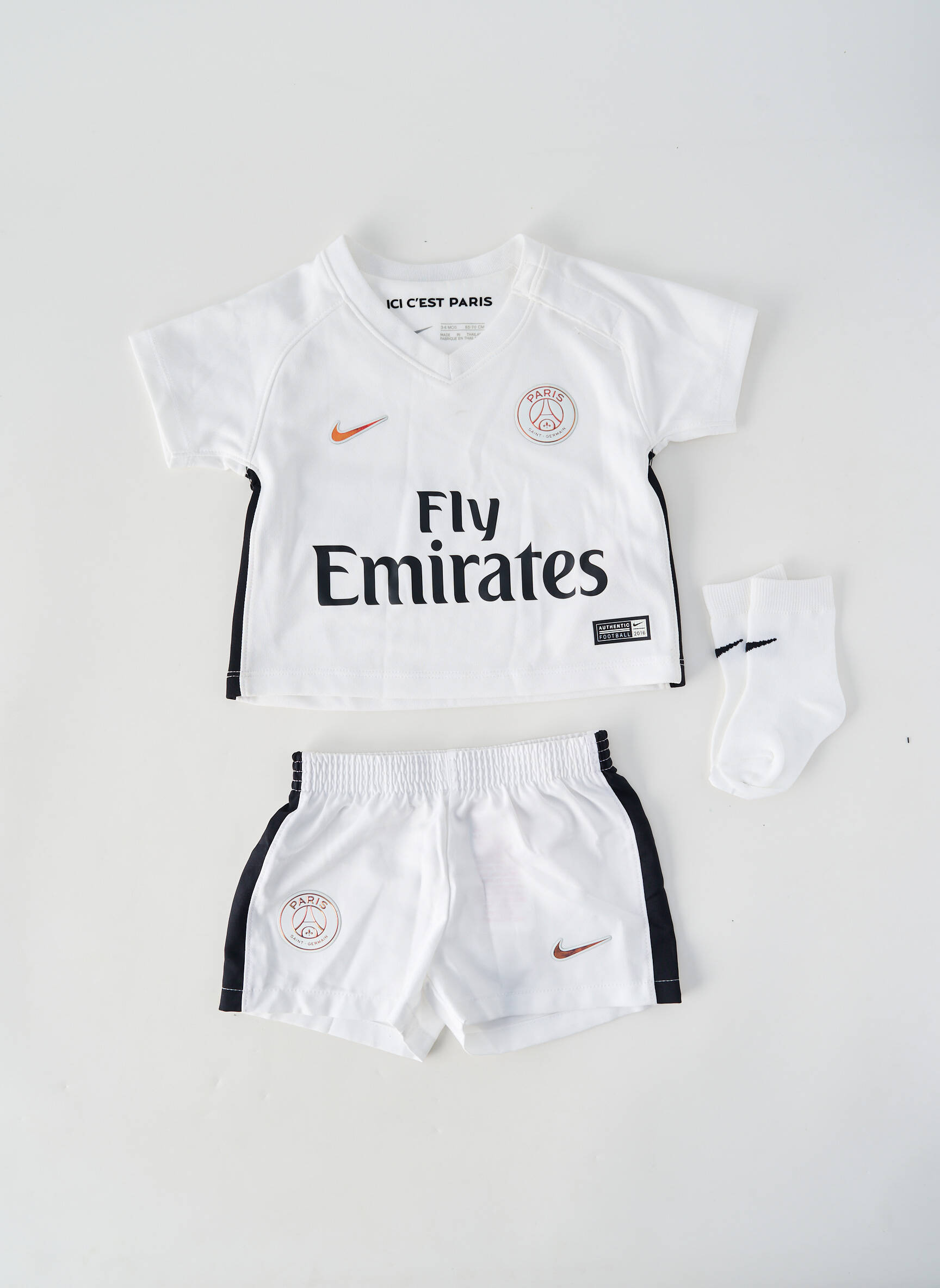 Ensemble short sérigraphie floquée blanc NIKE garçon