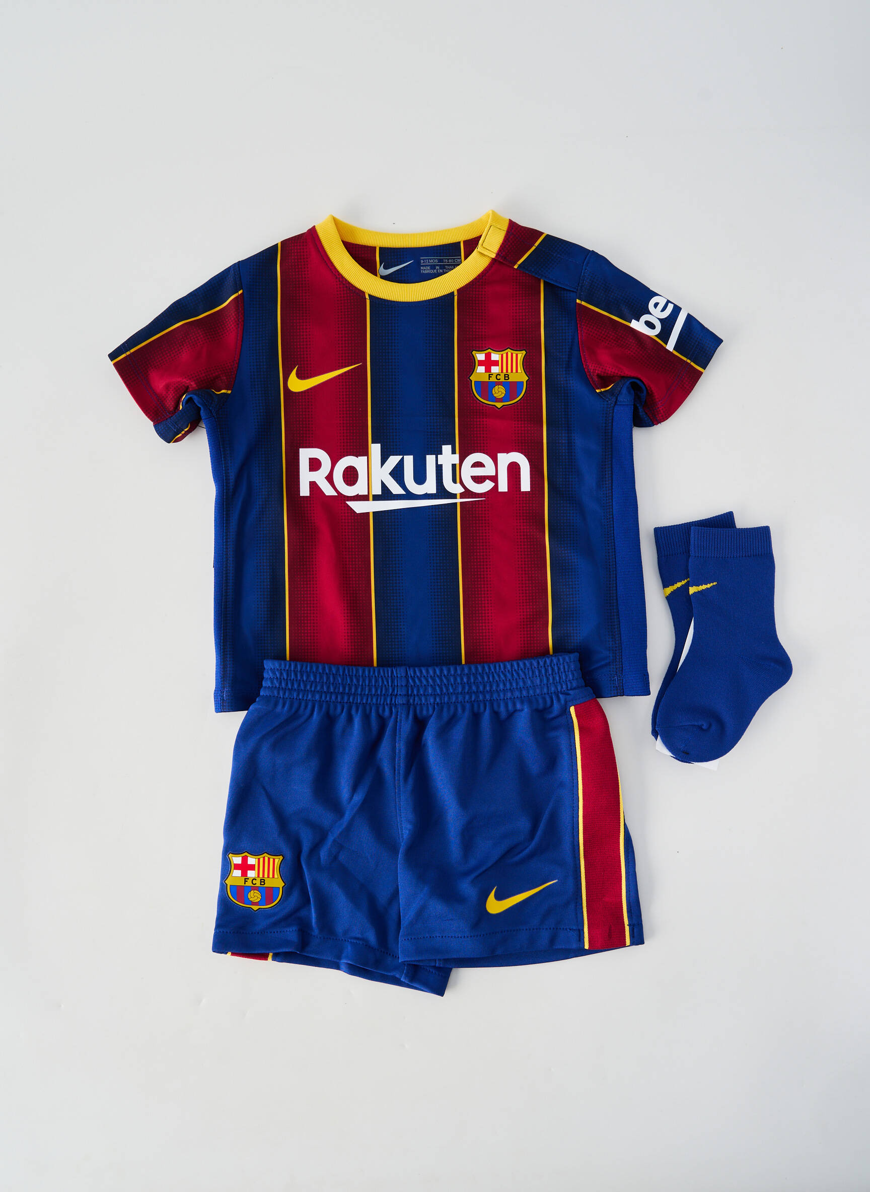 Ensemble short sérigraphie floquée bleu NIKE garçon