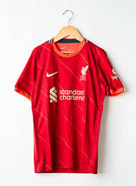 T-shirt sport football manches courtes rouge NIKE garçon