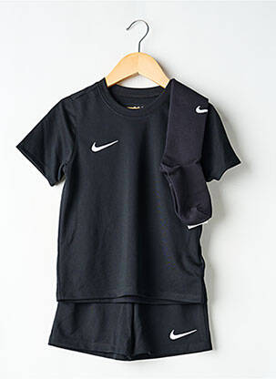 Ensemble short taille élastique noir NIKE garçon