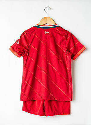 Ensemble short sérigraphie floquée rouge NIKE garçon