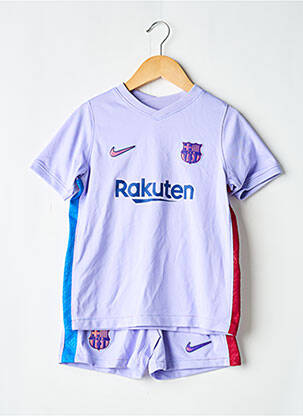 Ensemble short sérigraphie floquée violet NIKE garçon