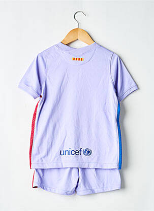 Ensemble short sérigraphie floquée violet NIKE garçon