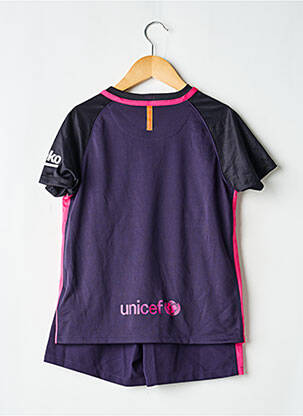 Ensemble short sérigraphie floquée violet NIKE garçon
