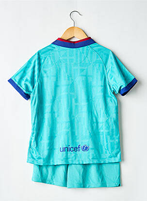 Ensemble short sérigraphie floquée bleu NIKE garçon