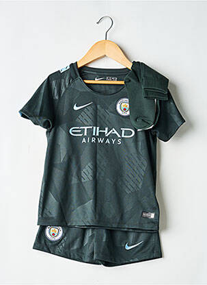 Ensemble short sérigraphie floquée vert NIKE garçon