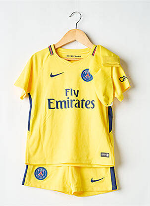 Ensemble short sérigraphie floquée jaune NIKE garçon