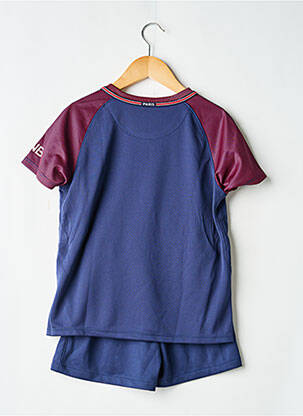 Ensemble short sérigraphie floquée bleu NIKE garçon